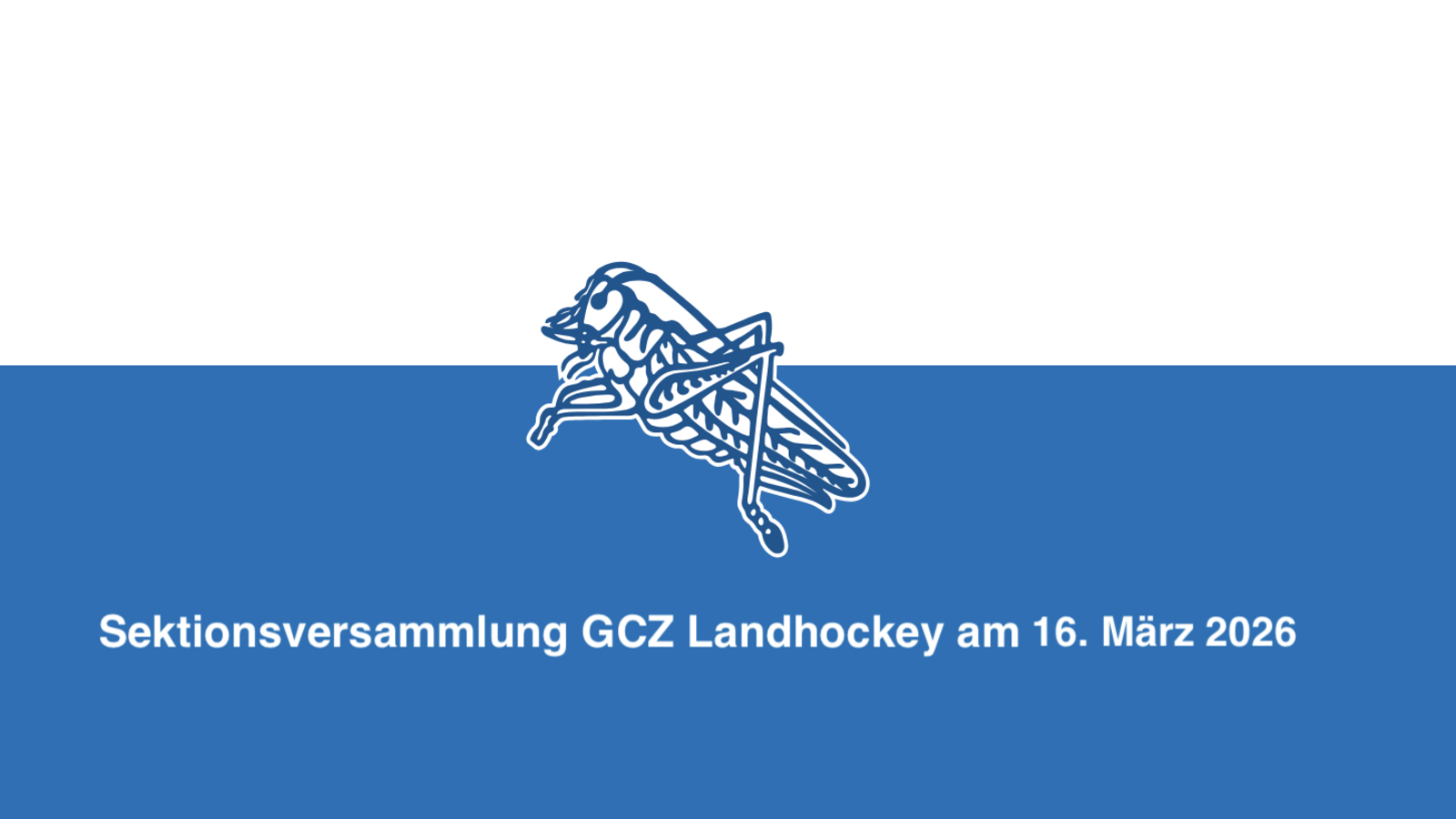 Einladung: 16. März 2026 Sektionsversammlung