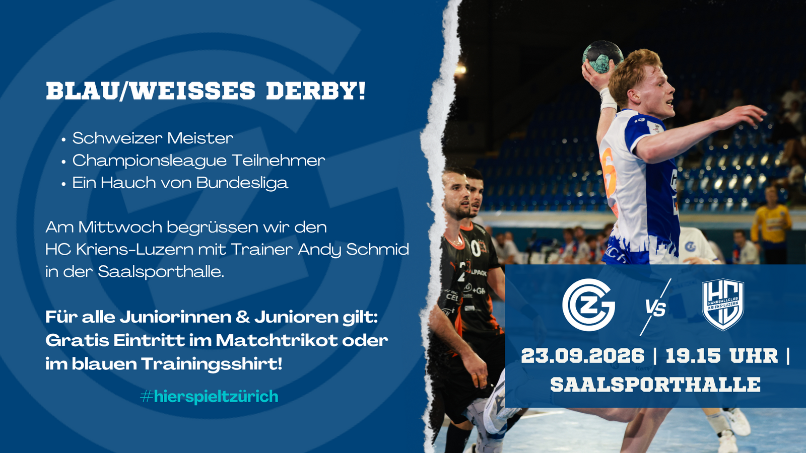 QHL: Der Schweizer Meister kommt in die Saalsporthalle