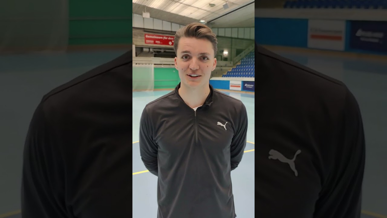 QHL: FCW-Torwart Marvin Keller im Handballtraining